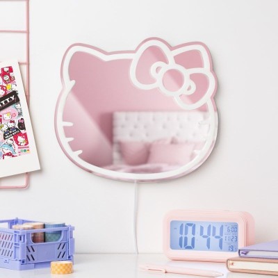 HELLO KITTY LED NEON DECORATIVE MIRROR LIGHT SPECCHIO LAMPADA PALADONE PRODUCTS