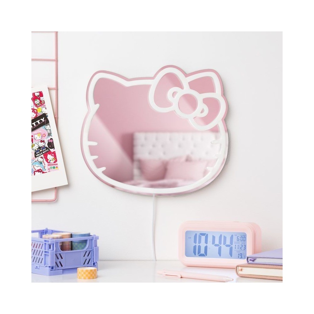 PALADONE PRODUCTS HELLO KITTY LED NEON DECORATIVE MIRROR LIGHT