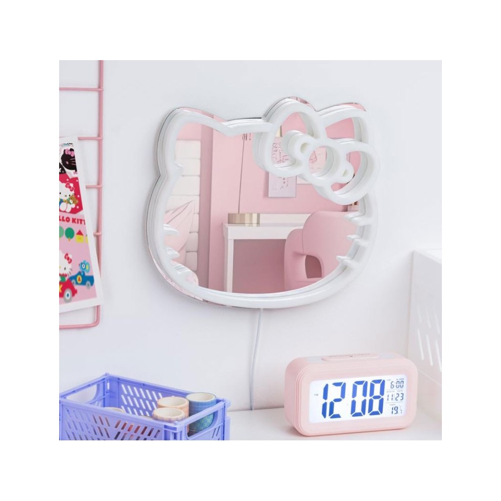 PALADONE PRODUCTS HELLO KITTY LED NEON DECORATIVE MIRROR LIGHT
