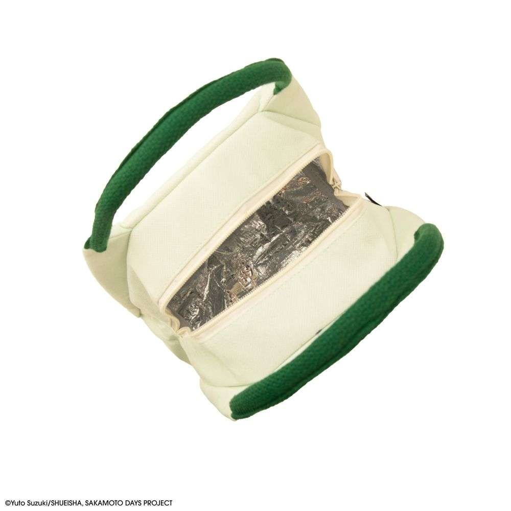 SAKAMOTO DAY THE LEGENDARY HITMAN WHITE THERMAL LUNCH BAG BORSA TERMICA CINEREPLICAS