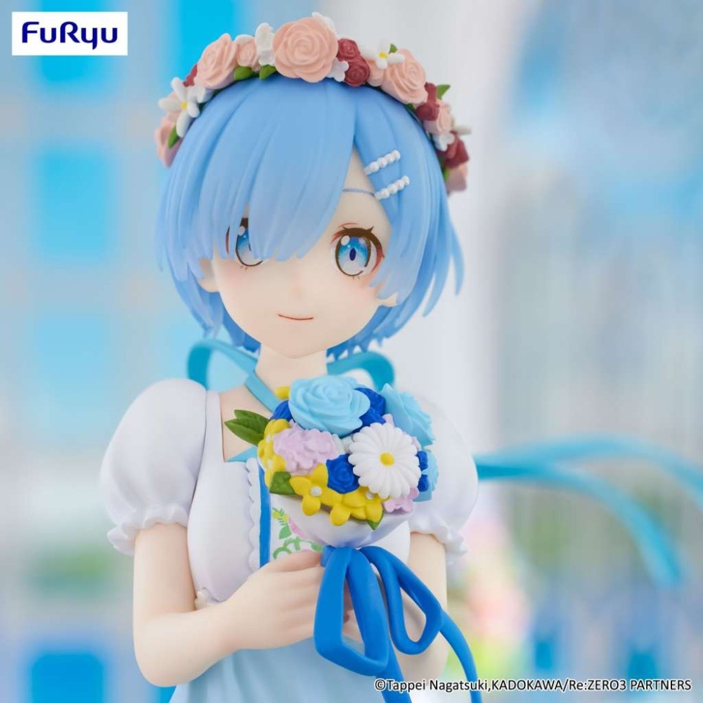 RE:ZERO TRIO-TRY-IT REM BRIDESMAID VER. FIGURE STATUA FURYU