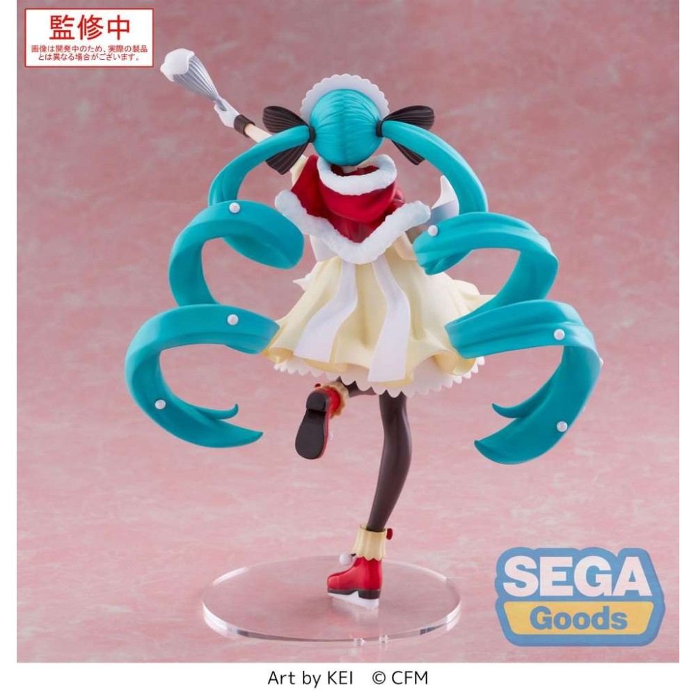 SEGA GOODS HATSUNE MIKU 2025 CHRISTMAS LUMINASTA FIGURE STATUE