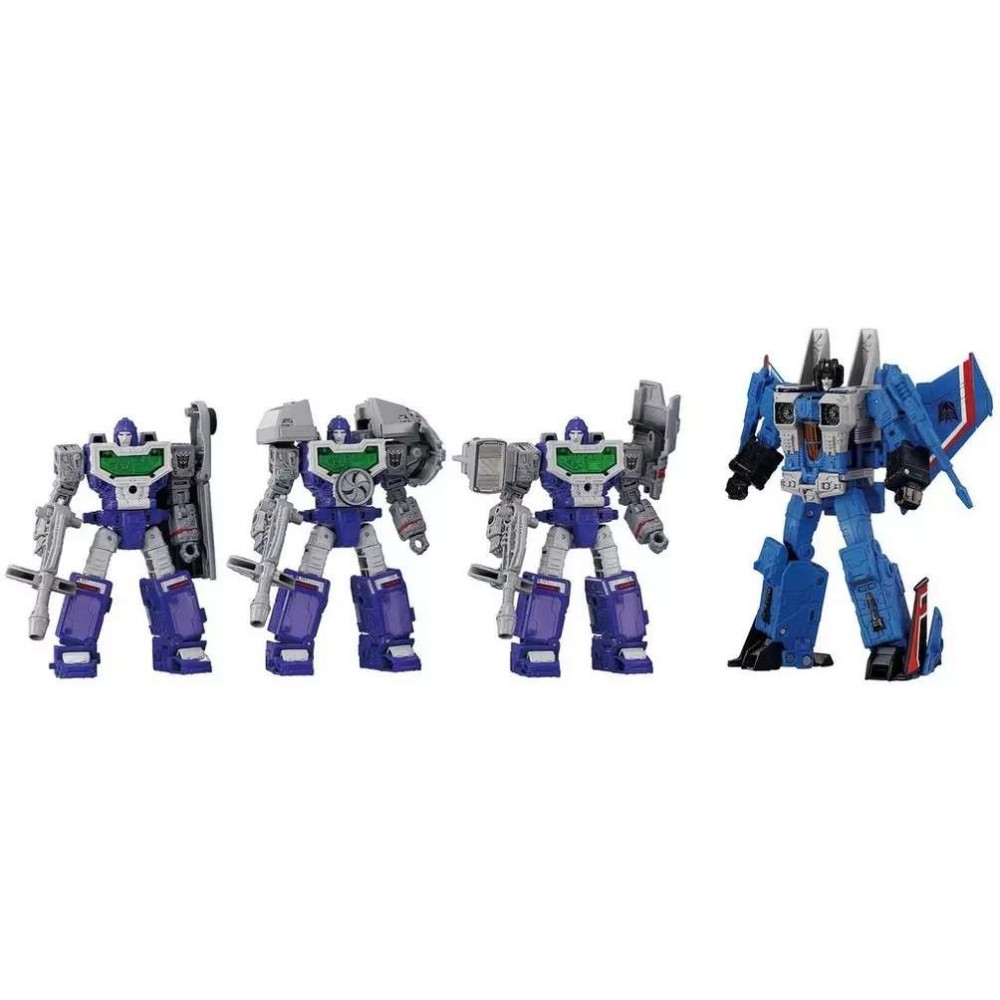 HASBRO TRANSFORMERS DECEPTICON THUNDERCRACKER AND REFLECTOR PVC ACTION FIGURES