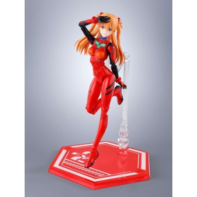 BANDAI NEON GENESIS EVANGELION ASUKA SHIKINAMI LANGLEY S.H. FIGUARTS SERIES PVC ACTION FIGURE