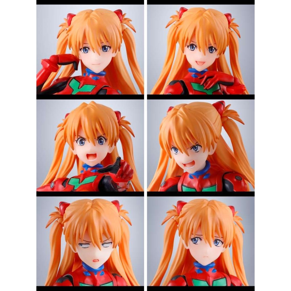 BANDAI NEON GENESIS EVANGELION ASUKA SHIKINAMI LANGLEY S.H. FIGUARTS SERIES PVC ACTION FIGURE