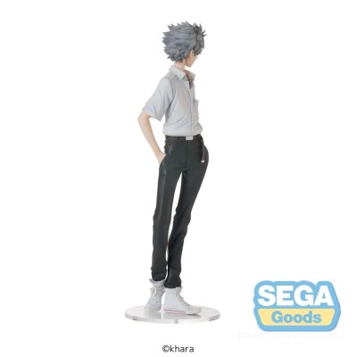 SEGA GOODS REBUILD OF EVANGELION KAWORU UNIFORM HIGH PREMIUM STATUE PVC FIGURE