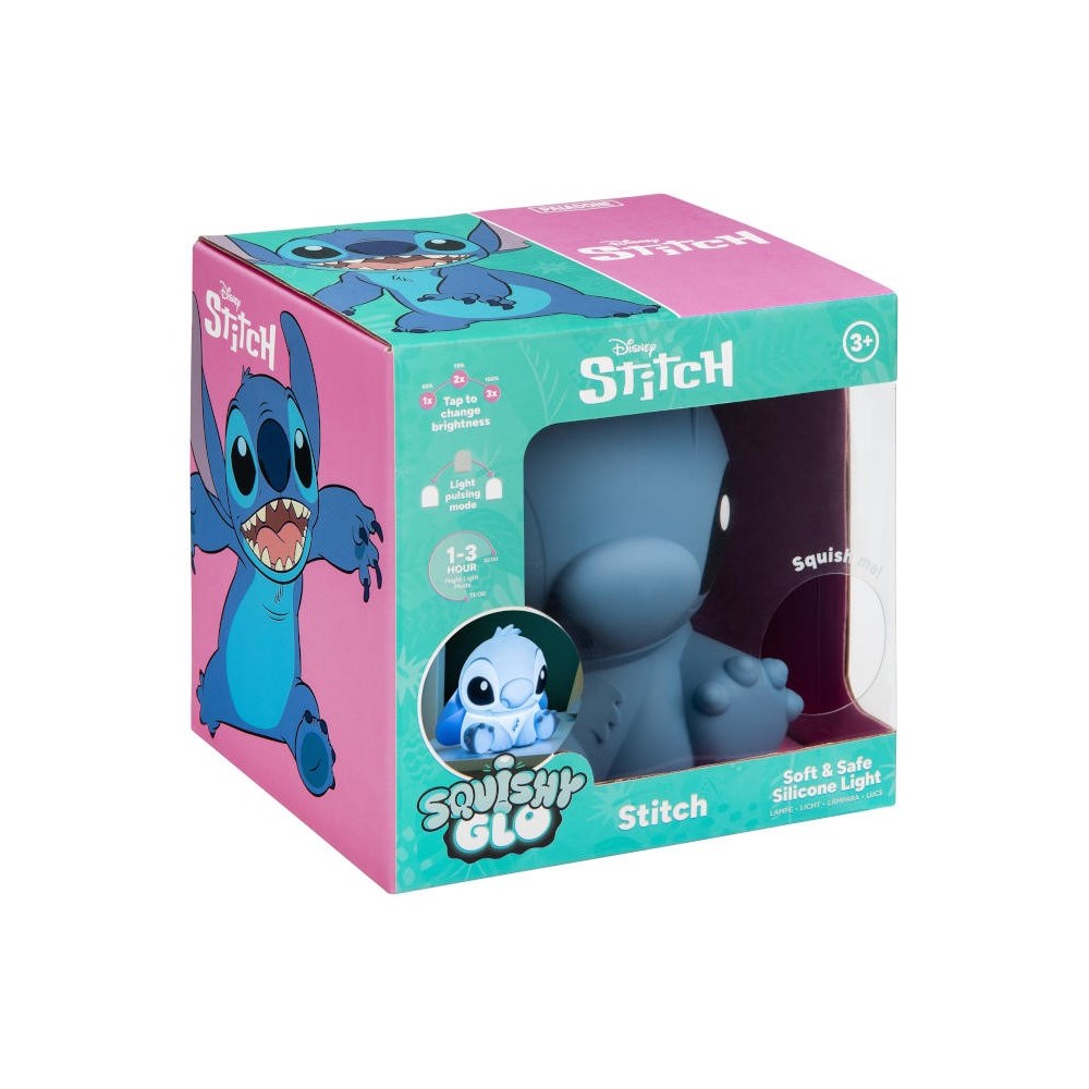 PALADONE PRODUCTS DISNEY STITCH SQUISHYGLO SILICONE LIGHT 15CM