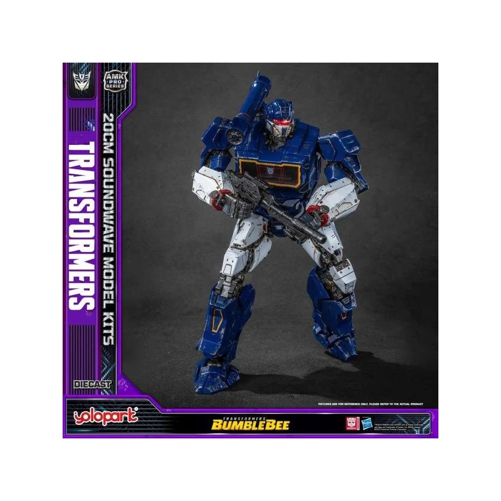 TRANSFORMERS BUMBLEBEE SOUNDWAVE MODEL KIT AMK PRO SERIES ACTION FIGURE YOLOPARK