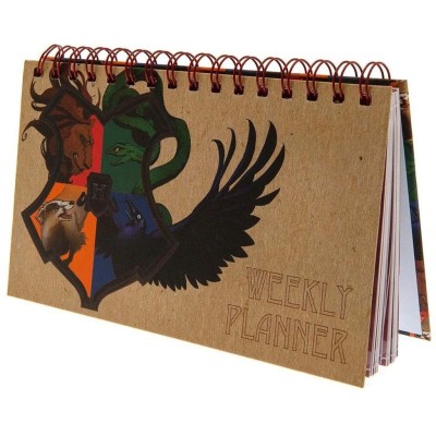 HARRY POTTER HOGWARTS HOUSES PLANNER SETTIMANALE PYRAMID INTERNATIONAL