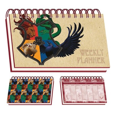 HARRY POTTER HOGWARTS HOUSES PLANNER SETTIMANALE PYRAMID INTERNATIONAL