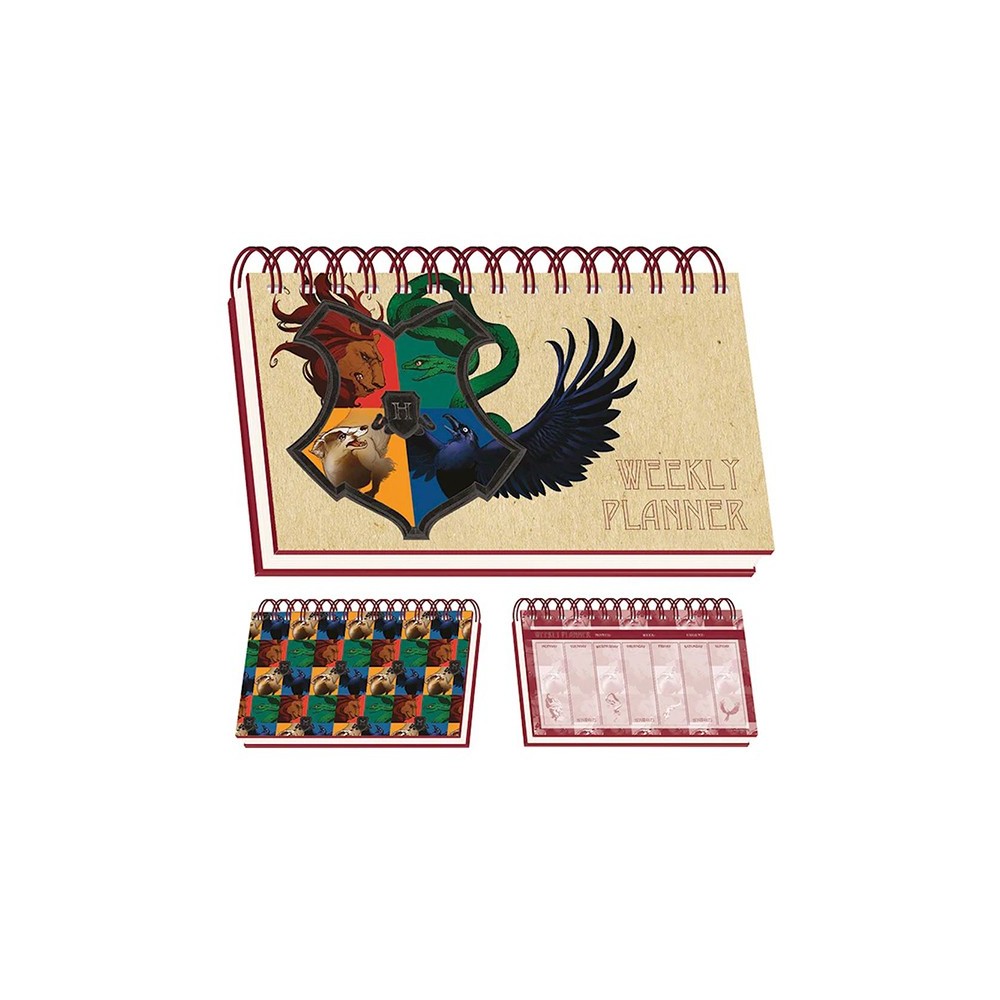 HARRY POTTER HOGWARTS HOUSES PLANNER SETTIMANALE PYRAMID INTERNATIONAL