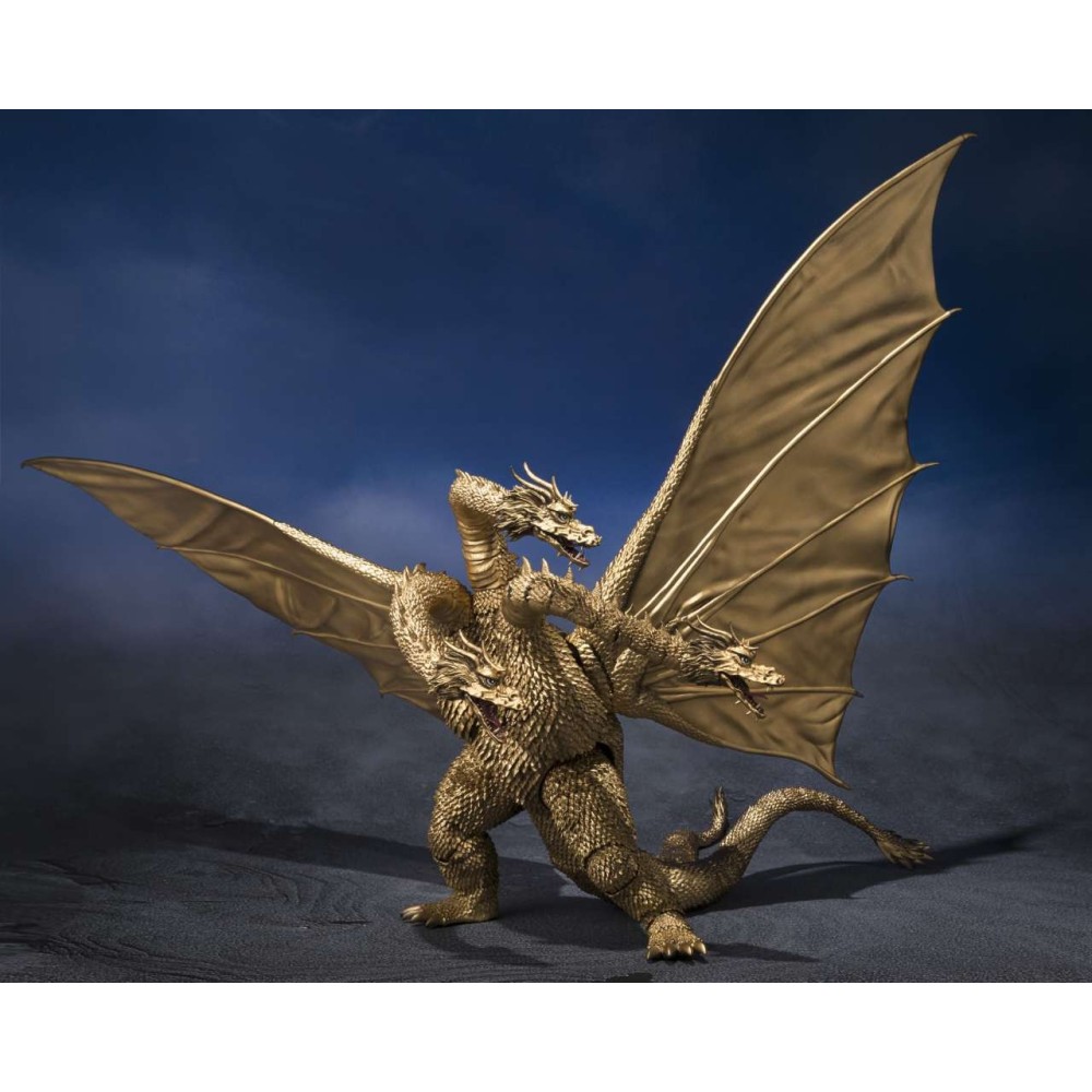 BANDAI GODZILLA KING GHIDORAH 1972 S.H. MONSTERARTS SERIES FIGUARTS PVC ACTION FIGURE