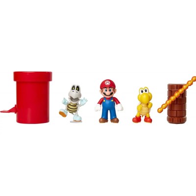 JAKKS PACIFIC INC. NINTENDO SUPER MARIO DUNGEON DIORAMA SET ACTION FIGURES