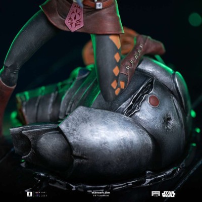 STAR WARS THE CLONE WARS AHSOKA TANO ART SCALE 1/10 STATUA FIGURE IRON STUDIOS