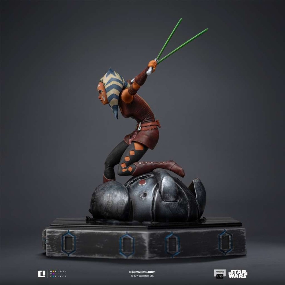 STAR WARS THE CLONE WARS AHSOKA TANO ART SCALE 1/10 STATUA FIGURE IRON STUDIOS