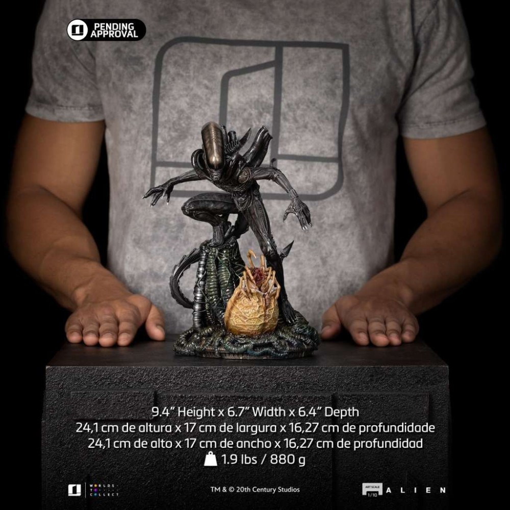 ALIEN BIG CHAP ART SCALE 1/10 STATUA FIGURE IRON STUDIOS