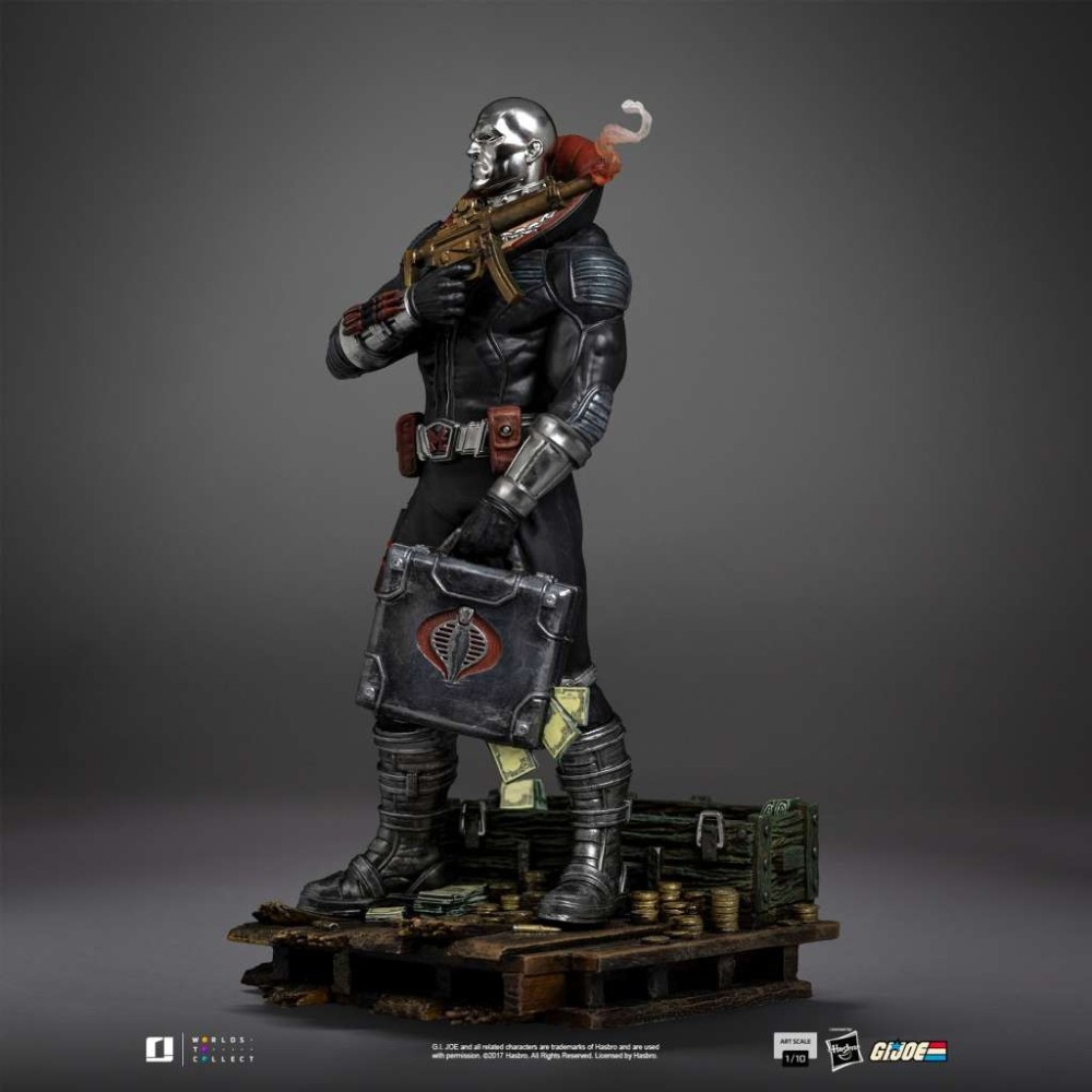 IRON STUDIOS G.I. JOE DESTRO ART SCALE 1/10 RESIN STATUE FIGURE