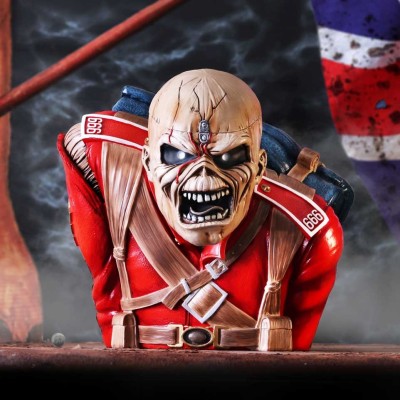 IRON MAIDEN THE TROOPER EDDIE BUST BOX FIGURE NEMESIS NOW