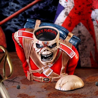IRON MAIDEN THE TROOPER EDDIE BUST BOX FIGURE NEMESIS NOW