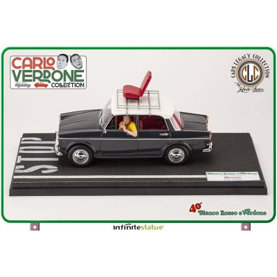 BIANCO ROSSO E VERDONE MIMMO SU FIAT 1100 1/18 SCALE FIGURE REPLICA INFINITE STATUE