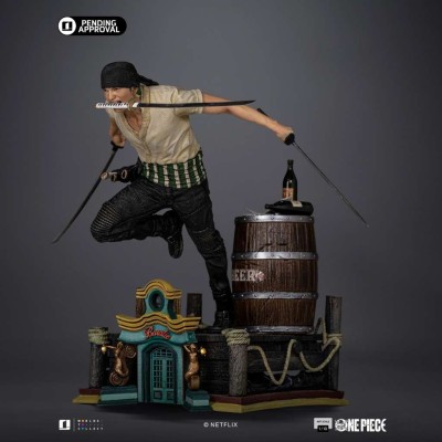 ONE PIECE NETFLIX RORONOA ZORO ART SCALE 1/10 STATUA FIGURE IRON STUDIOS