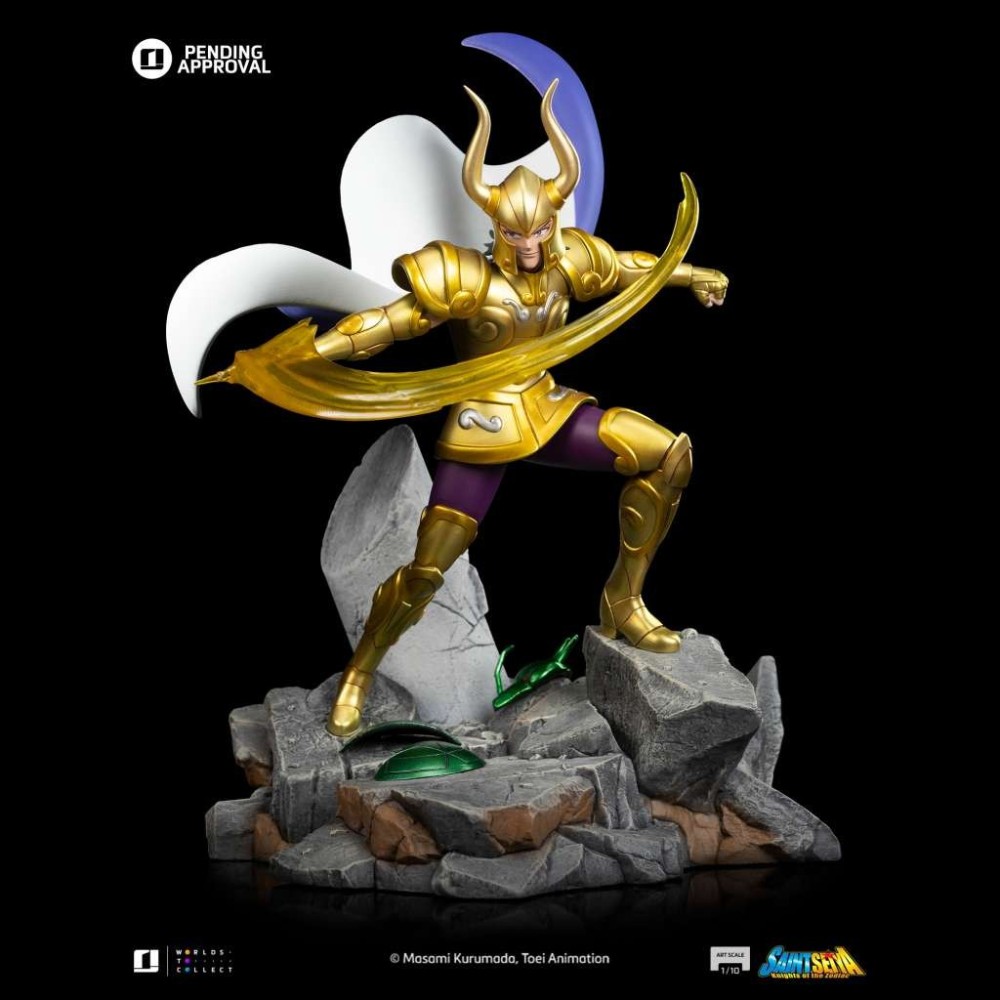 SAINT SEIYA CAPRICORN SHURA ART SCALE 1/10 STATUA FIGURE IRON STUDIOS
