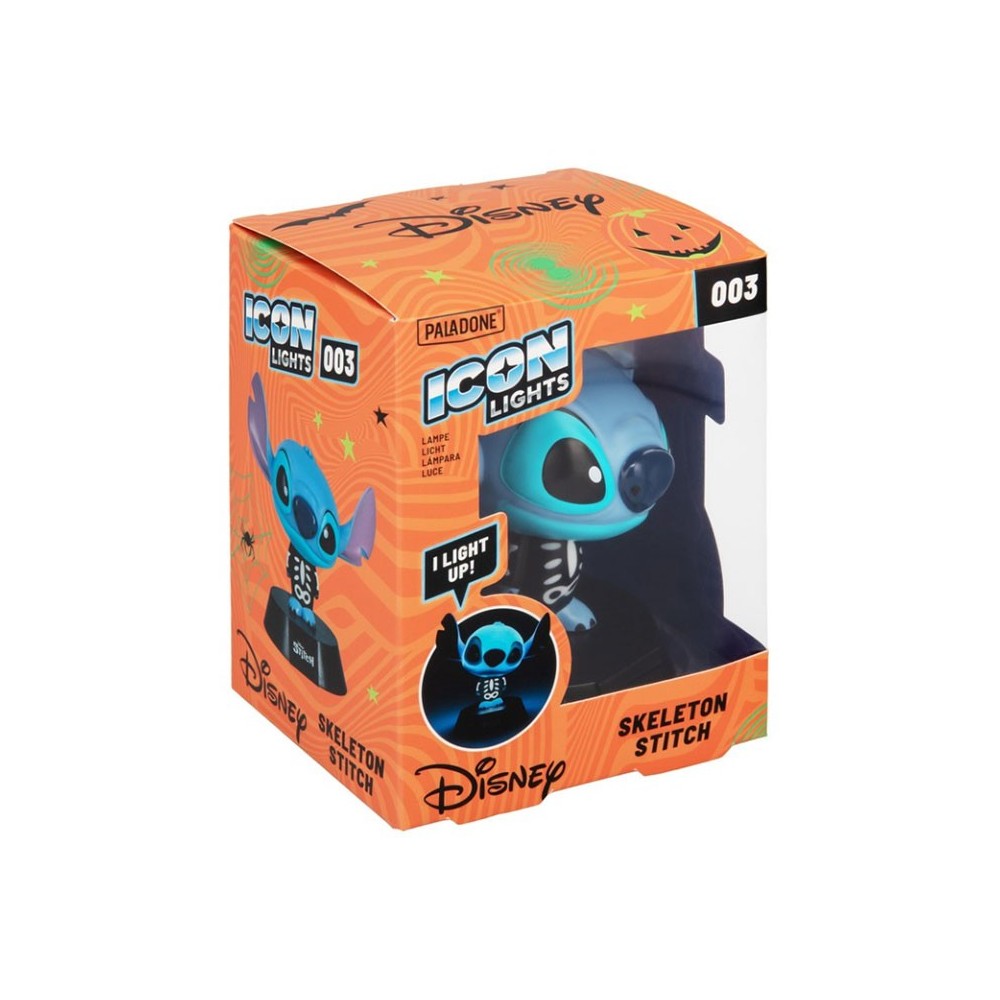 DISNEY LILO AND STITCH ICONS SKELETON STITCH LIGHT LAMPADA PALADONE PRODUCTS