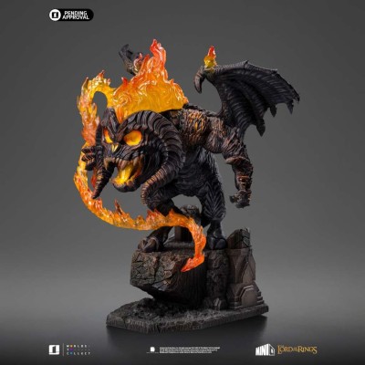 IL SIGNORE DEGLI ANELLI BALROG MINICO FIGURE STATUA IRON STUDIOS