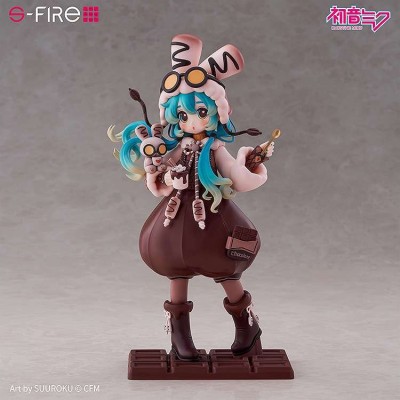 SEGA GOODS HATSUNE MIKU MARSHMALLOW HOT COCOA S-FIRE SERIES PVC FIGURE STATUE