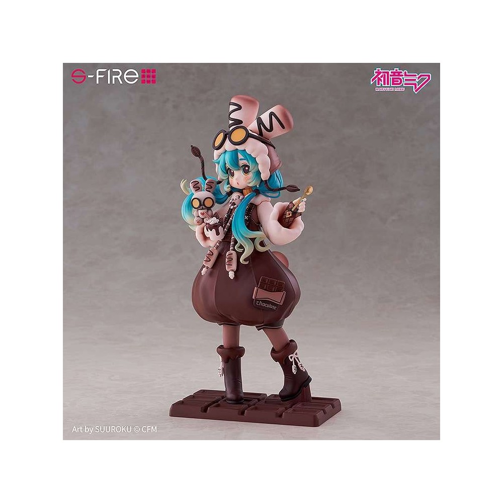 SEGA GOODS HATSUNE MIKU MARSHMALLOW HOT COCOA S-FIRE SERIES PVC FIGURE STATUE