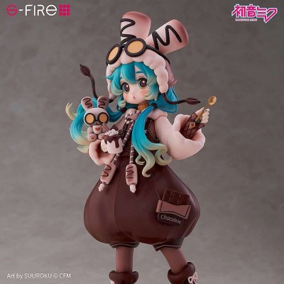 SEGA GOODS HATSUNE MIKU MARSHMALLOW HOT COCOA S-FIRE SERIES PVC FIGURE STATUE