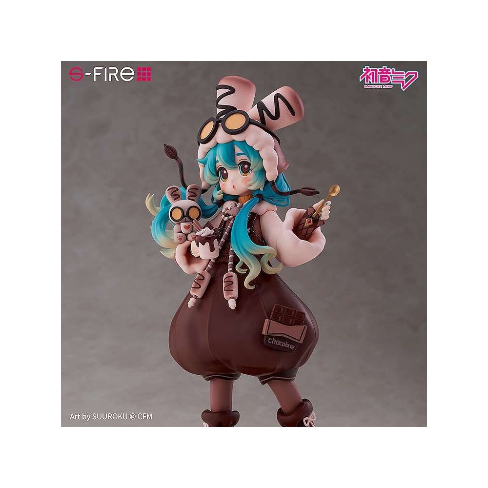 SEGA GOODS HATSUNE MIKU MARSHMALLOW HOT COCOA S-FIRE SERIES PVC FIGURE STATUE