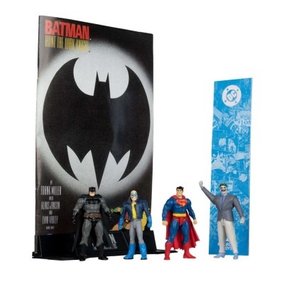 MC FARLANE DC DIRECT THE DARK KNIGHT RETURNS 4-PACK PVC 8CM MINI FIGURES