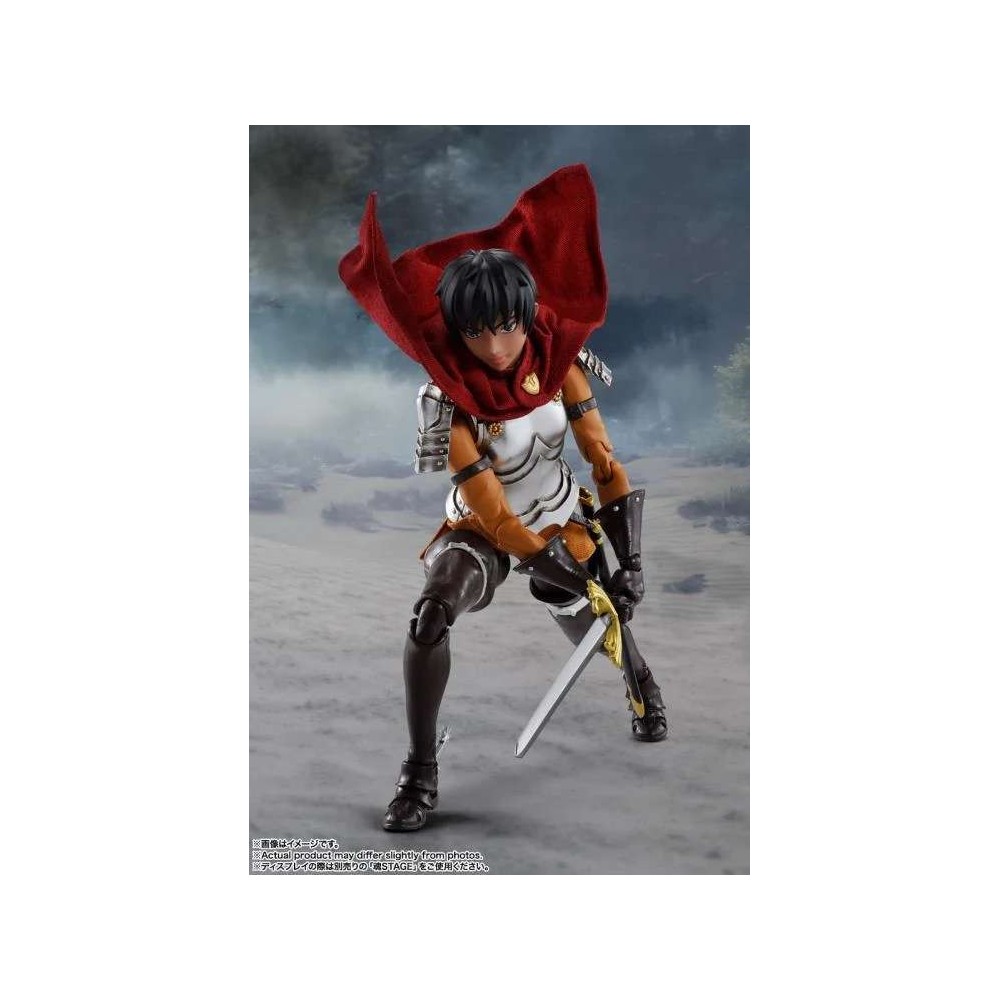 BANDAI BERSERK CASKA BAND OF THE HAWK S.H. FIGUARTS SERIES PVC ACTION FIGURE