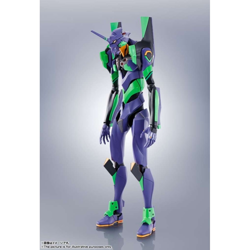 BANDAI THE ROBOT SPIRITS EVANGELION EVA 01 SPEAR OF CASSIUS NEW COLOR ACTION FIGURE