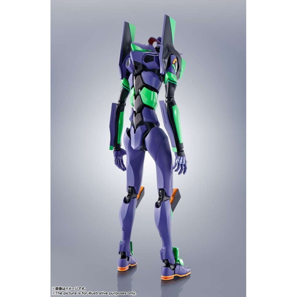 THE ROBOT SPIRITS EVANGELION EVA 01 SPEAR OF CASSIUS ACTION FIGURE BANDAI