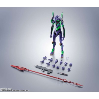 BANDAI THE ROBOT SPIRITS EVANGELION EVA 01 SPEAR OF CASSIUS NEW COLOR ACTION FIGURE