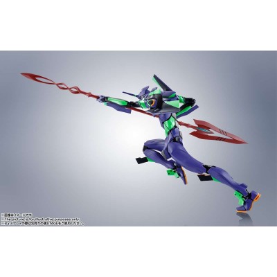 BANDAI THE ROBOT SPIRITS EVANGELION EVA 01 SPEAR OF CASSIUS NEW COLOR ACTION FIGURE
