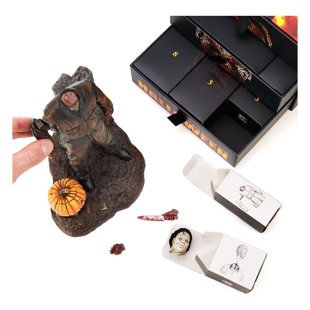 HALLOWEEN MICHAEL MYERS STATUA ADVENT CALENDAR FIGURE NUMSKULL