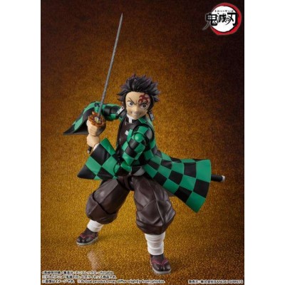 BANDAI DEMON SLAYER TANJIRO KAMADO FINAL BATTLE IN THE INFINITY CASTLE VERSION S.H. FIGUARTS PVC ACTION FIGURE