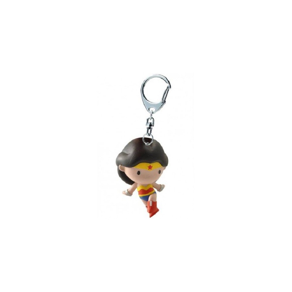 WONDER WOMAN CHIBI PVC KEYCHAIN PORTACHIAVI KEYRING PLASTOY