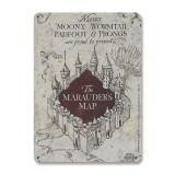 LOGOSHIRT HARRY POTTER THE MARAUDER'S MAP TIN SIGN 15 X 21 CM