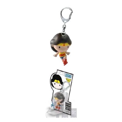 WONDER WOMAN CHIBI PVC KEYCHAIN PORTACHIAVI KEYRING PLASTOY