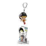 WONDER WOMAN CHIBI PVC KEYCHAIN PORTACHIAVI KEYRING PLASTOY