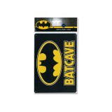 LOGOSHIRT BATMAN LOGO BATCAVE TIN SIGN 15 X 21 CM