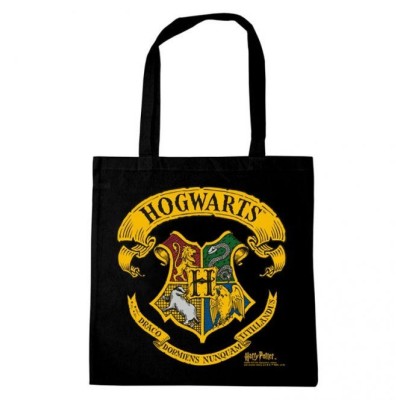HARRY POTTER HOGWARTS TOTE BAG BORSA LOGOSHIRT