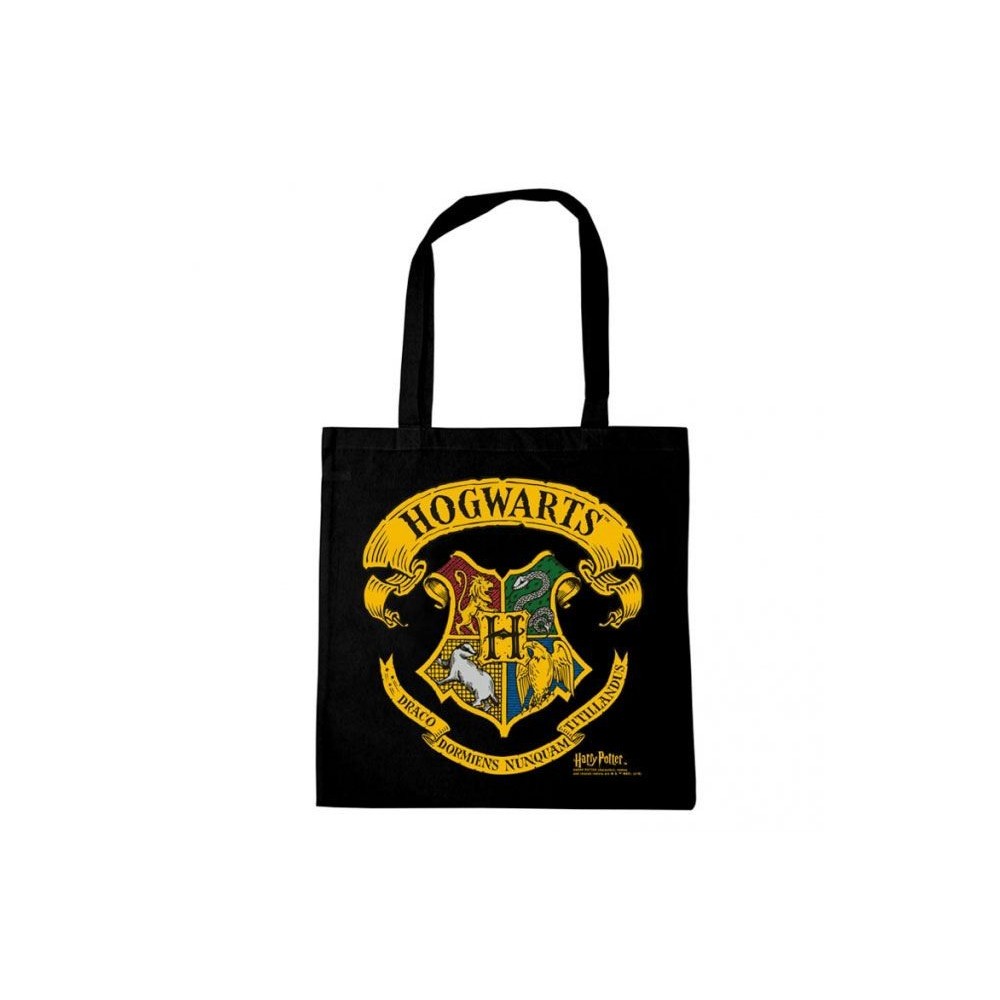 HARRY POTTER HOGWARTS TOTE BAG BORSA LOGOSHIRT