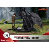 BEAST KINGDOM D-STAGE HOW TO TRAIN YOUR DRAGON TOOTHLESS & HICCUP STATUE FIGURE