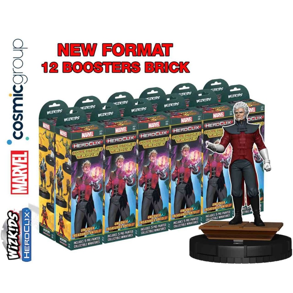 MARVEL COMICS HEROCLIX COLLECTOR'S TROVE 12X BOOSTER BRICK WIZKIDS