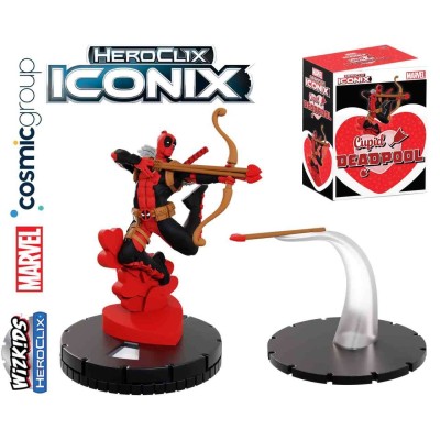 MARVEL COMICS HEROCLIX ICONIX DEADPOOL CUPID MINI FIGURE WIZKIDS